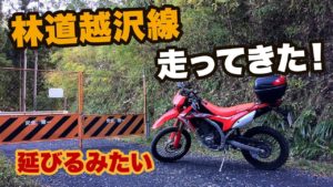 林道越沢線【ホンダ CRF250L】